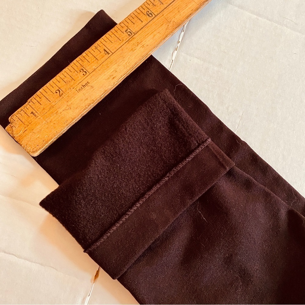 𝅺🔵 NWT Cotton Candy Brown High Waist Leggings With Fleece Lining 1X/2X - Picture 4 of 8